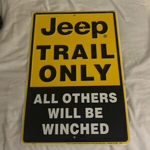 Cool Jeep Trail Sign